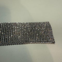 Dolce & Gabbana Strass Silver Belt