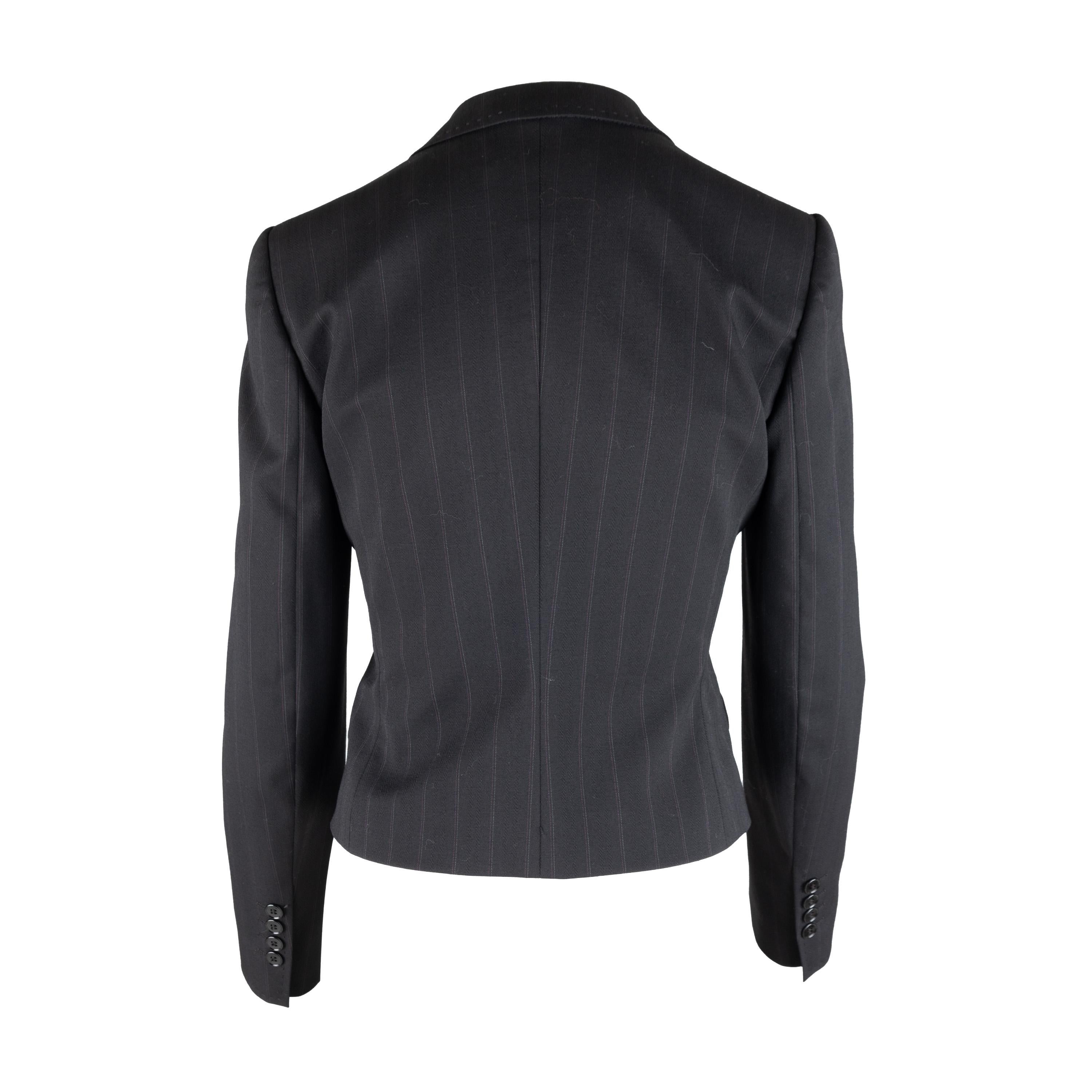 Traje a rayas Dolce & Gabbana Negro en venta