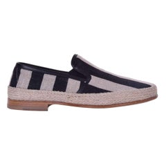 Dolce & Gabbana - Striped Canvas Espadrilles PIANOSA EUR 40
