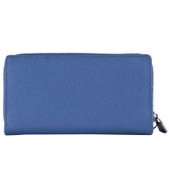 Dolce & Gabbana - Studded Dauphine Leather Wallet Blue