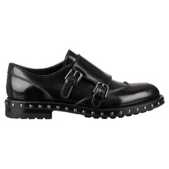 Dolce & Gabbana - Studded Shoes Boots BOY with monk straps Black EUR 40