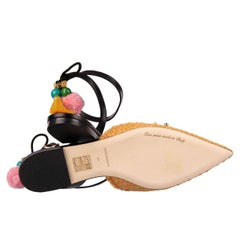 Dolce & Gabbana - Studded Slingbacks BELLUCCI Beige 38