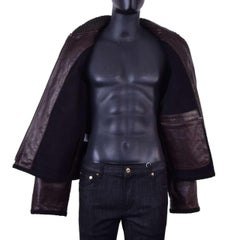 Dolce & Gabbana - Stuffed Bodybuilder Leather Jacket