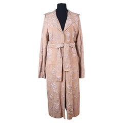 Dolce & Gabbana Suede Coat Vintage 2000s Y2K