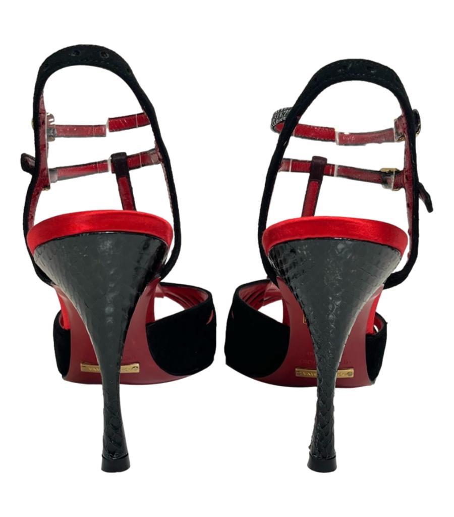 Dolce & Gabbana Suede Sandals For Sale 1