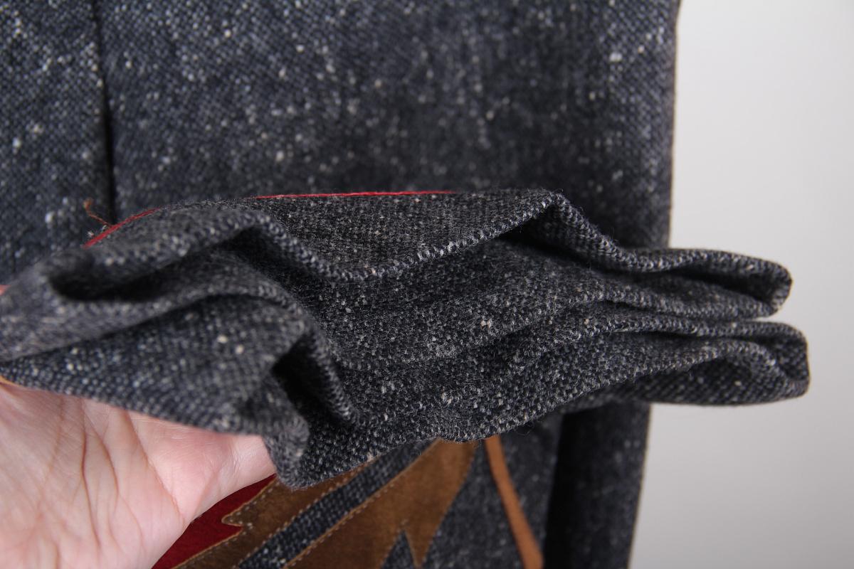 Nero Pantaloni a corsetto in lana di Dolce & Gabbana in vendita