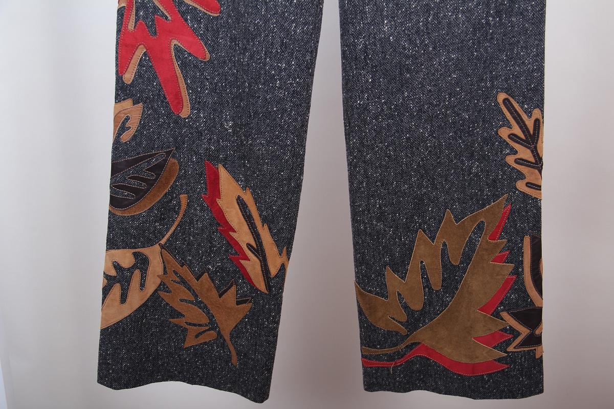 Pantaloni a corsetto in lana di Dolce & Gabbana in vendita 1