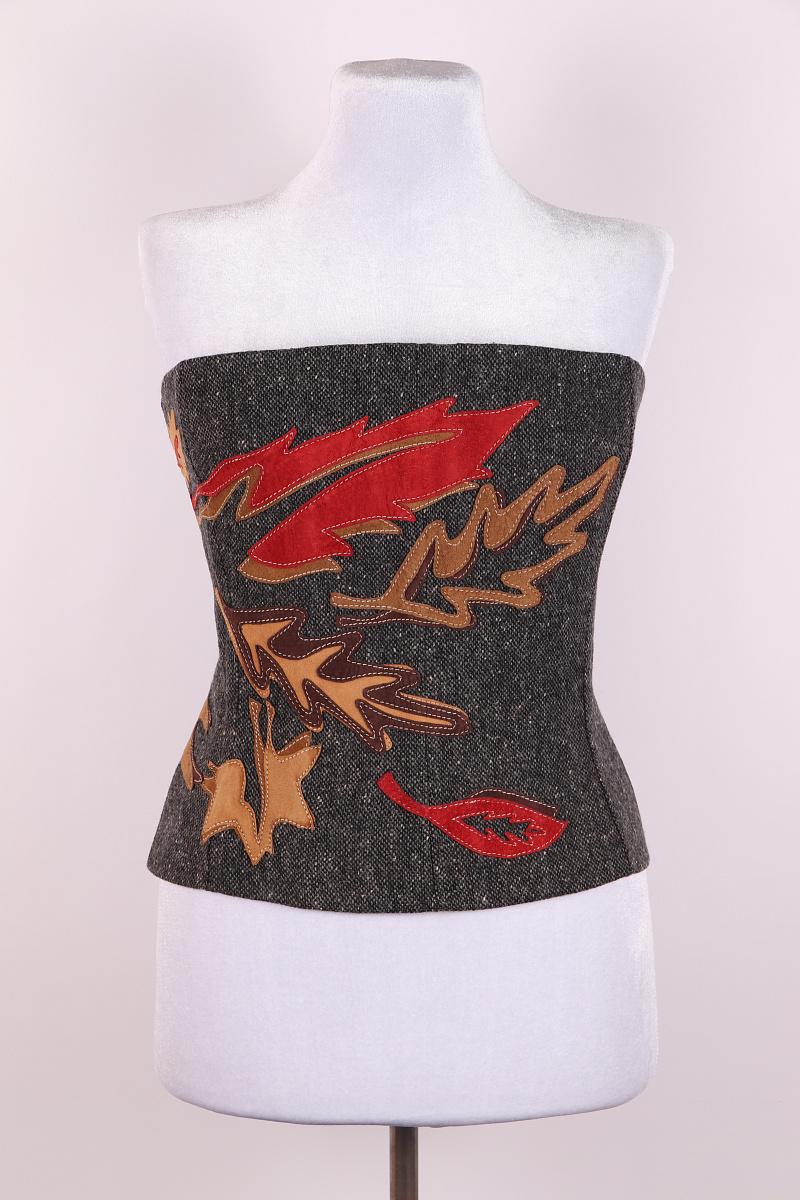 Pantaloni a corsetto in lana di Dolce & Gabbana in vendita 4