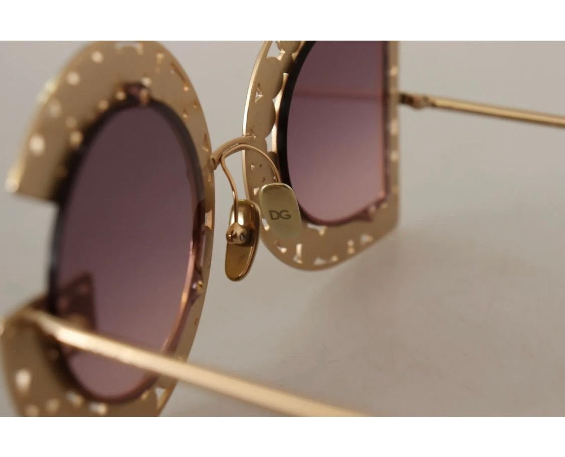 Brown Dolce & Gabbana  sunglasses DG CRYSTAL embellished with colorful crystals