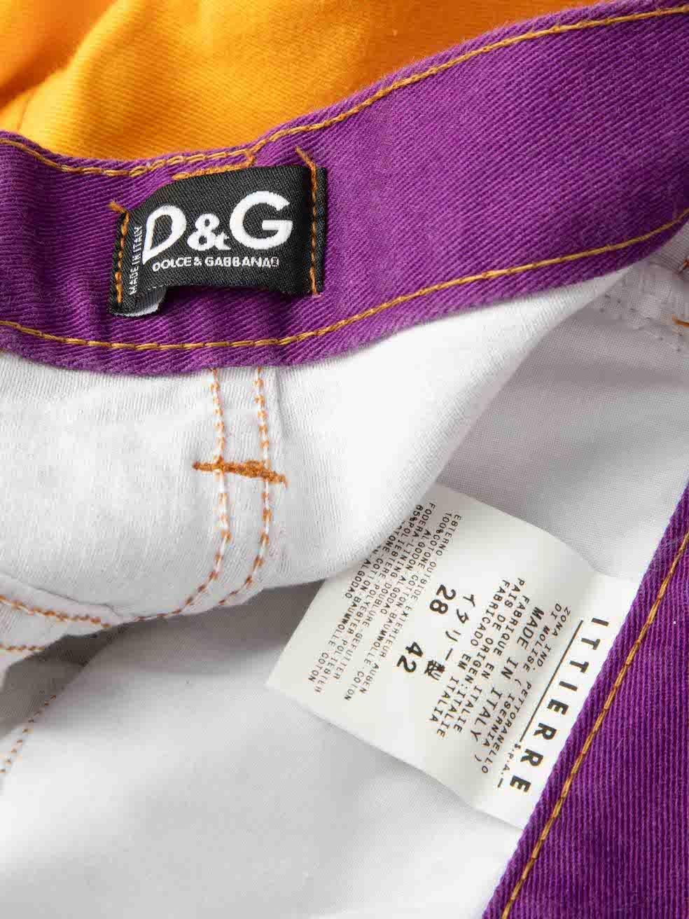 Dolce & Gabbana Sunset Gradient Denim Jeans a gamba dritta taglia M. In condizioni buone in vendita a London, GB