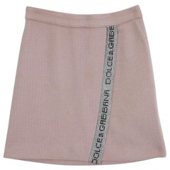 Dolce & Gabbana Swarovski Embellished Wrap Skirt S