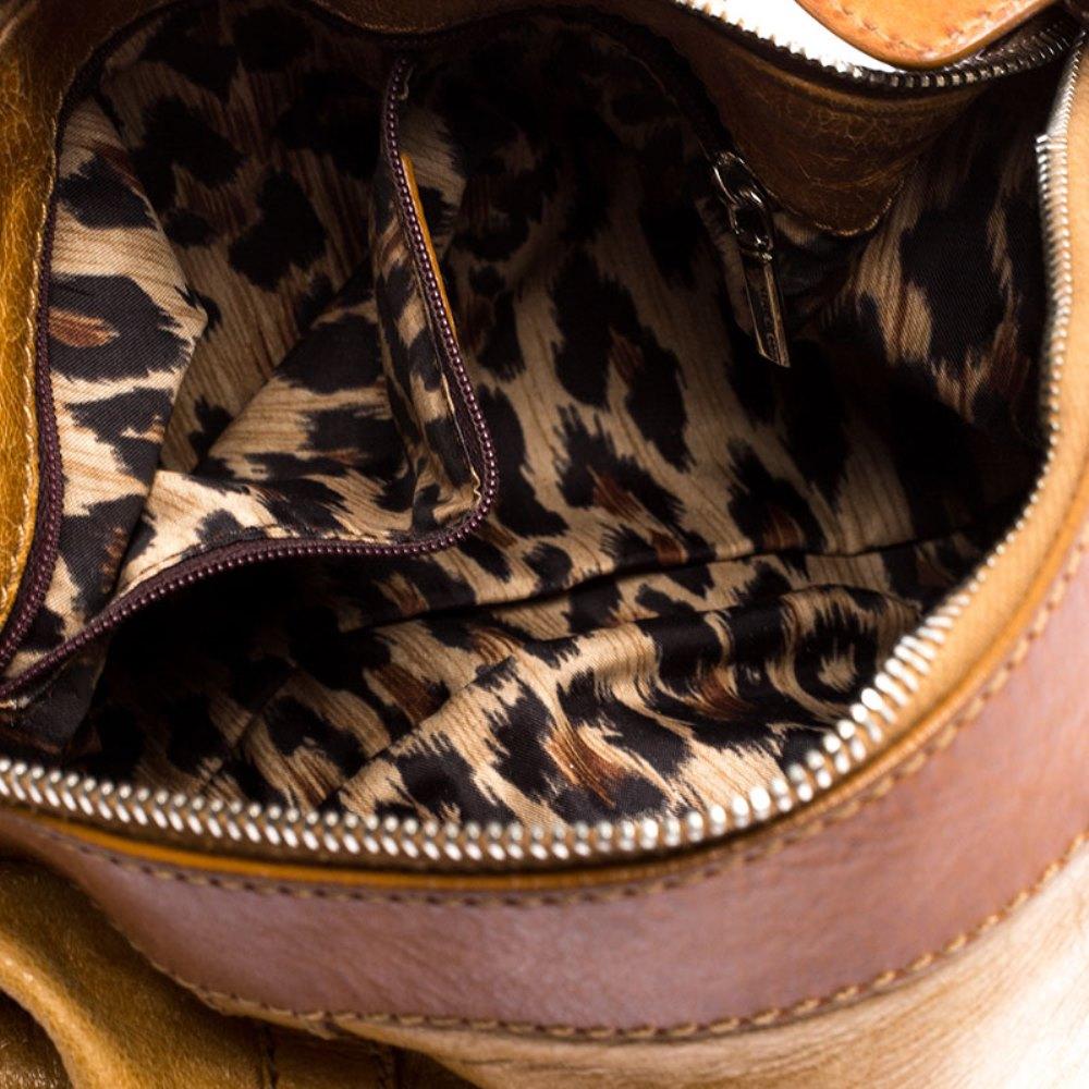 Dolce & Gabbana Tan/Brown Leather Shoulder Bag 2