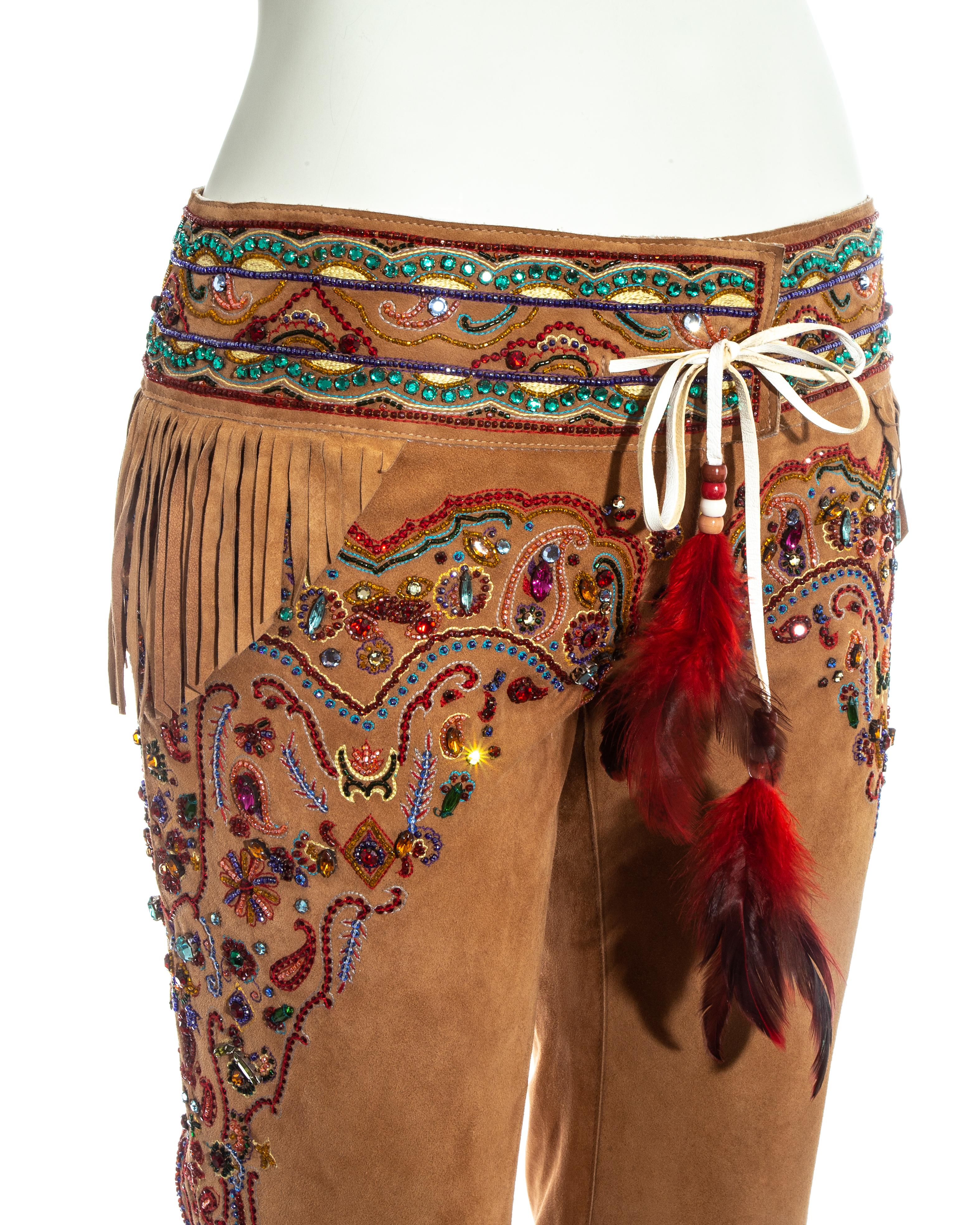 cowgirl pants with fringe
