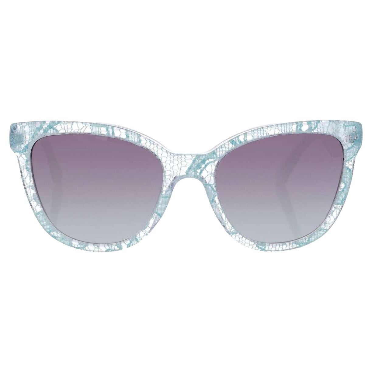 Dolce & Gabbana - Taormina Lace Sunglasses DG 4190 Gray Blue