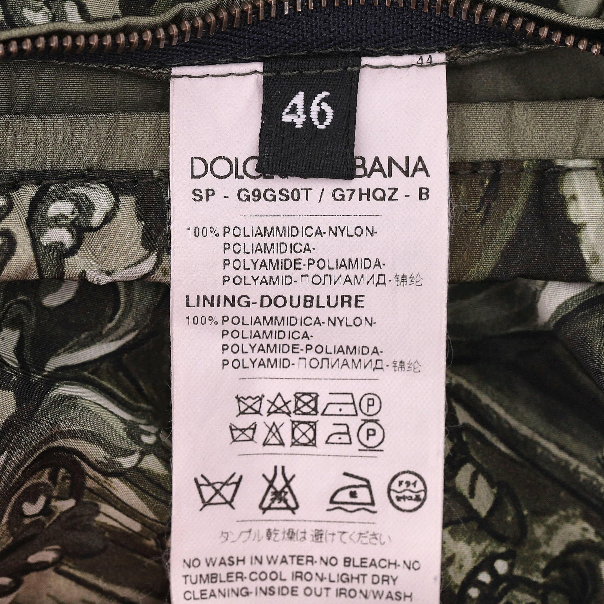 Dolce & Gabbana Teatro Dei Pupi Print Bomber Jacket For Sale 1