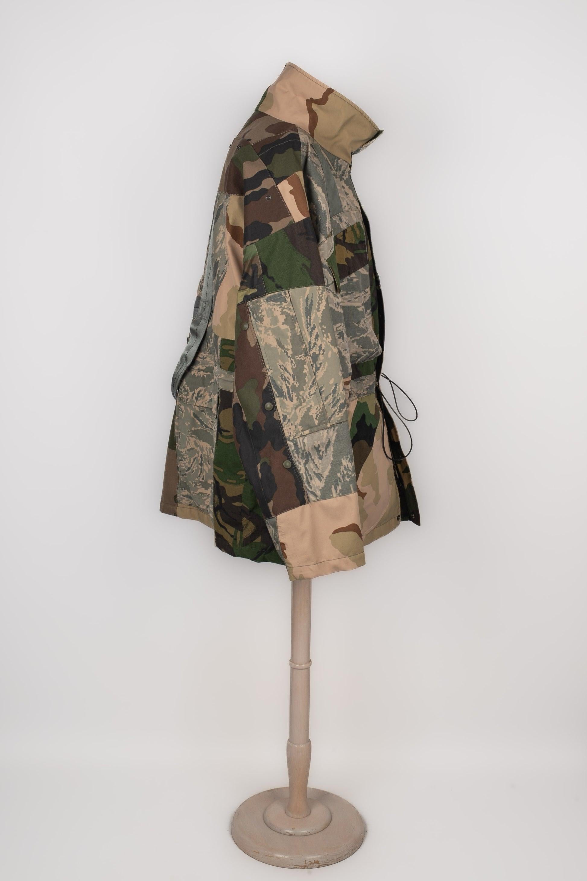 Dolce & Gabbana Parka pour hommes à trois camouflages Bon état - En vente à SAINT-OUEN-SUR-SEINE, FR