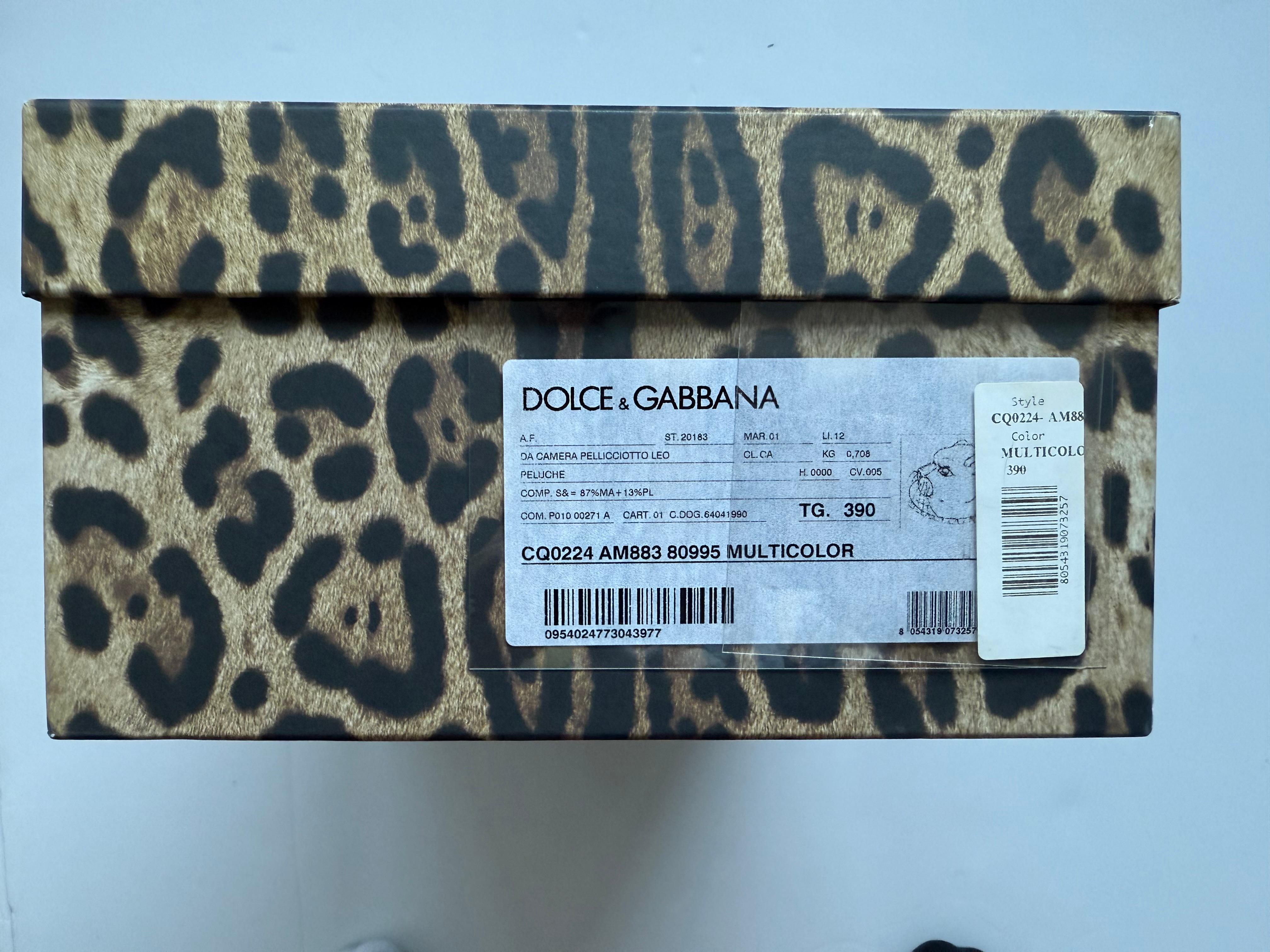 Dolce & Gabbana Tiger Shoes Slides 39 in vendita 2
