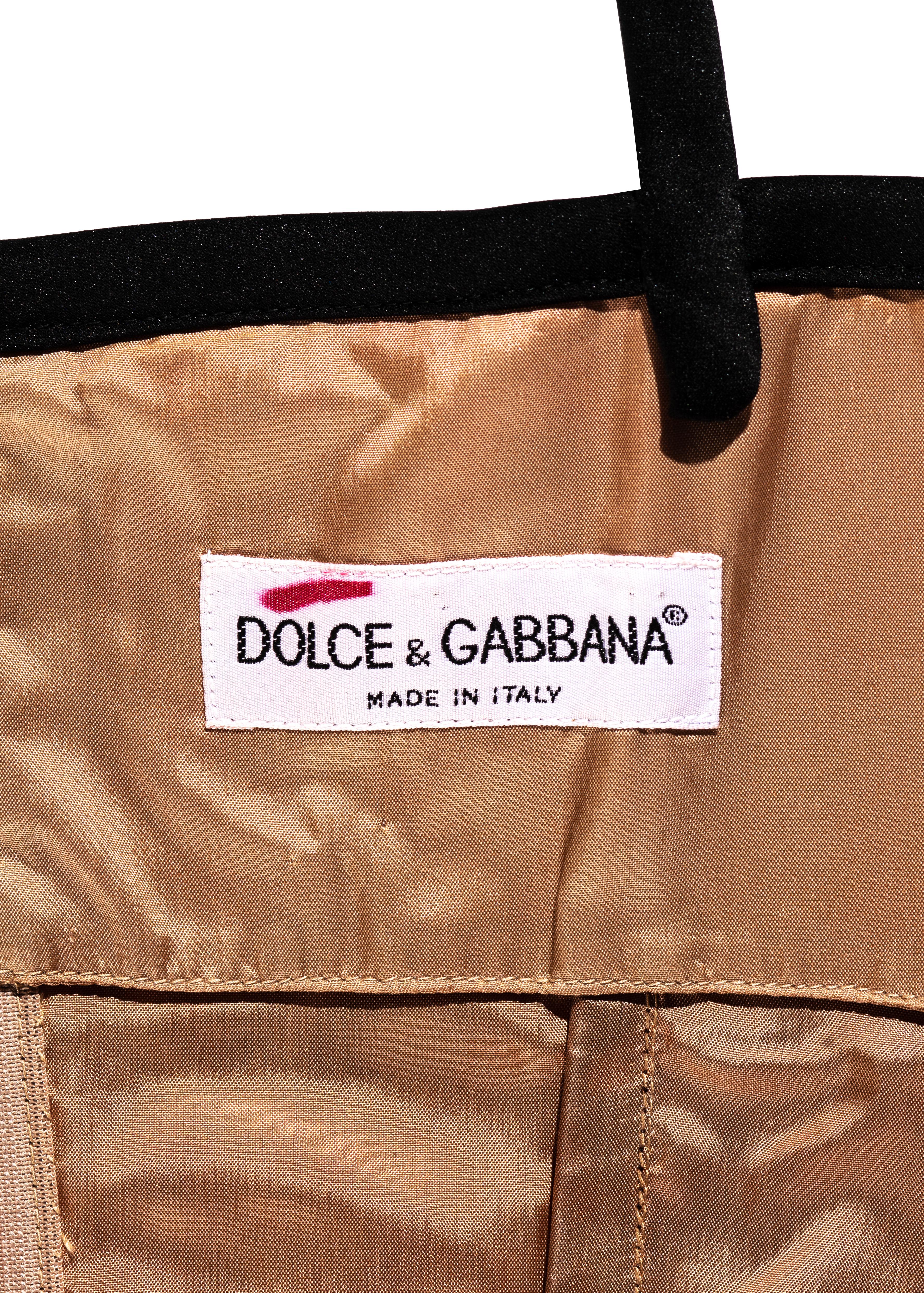 Dolce & Gabbana tortoiseshell print plastic mini dress, ss 1995 1