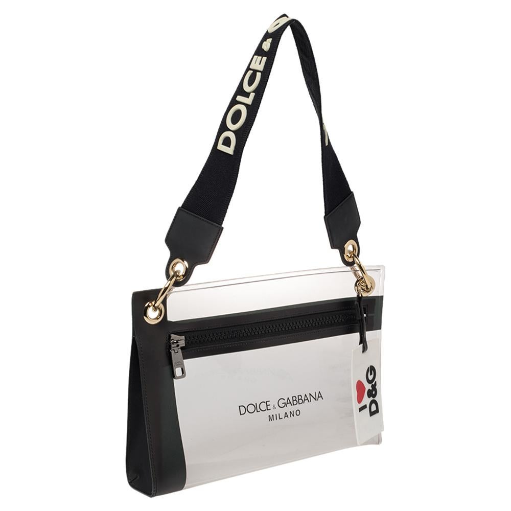 Dolce and gabbana transparent bag store