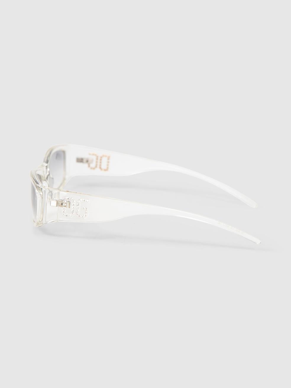 Dolce & Gabbana Transparent Frame Sunglasses en Bueno estado para la venta en London, GB