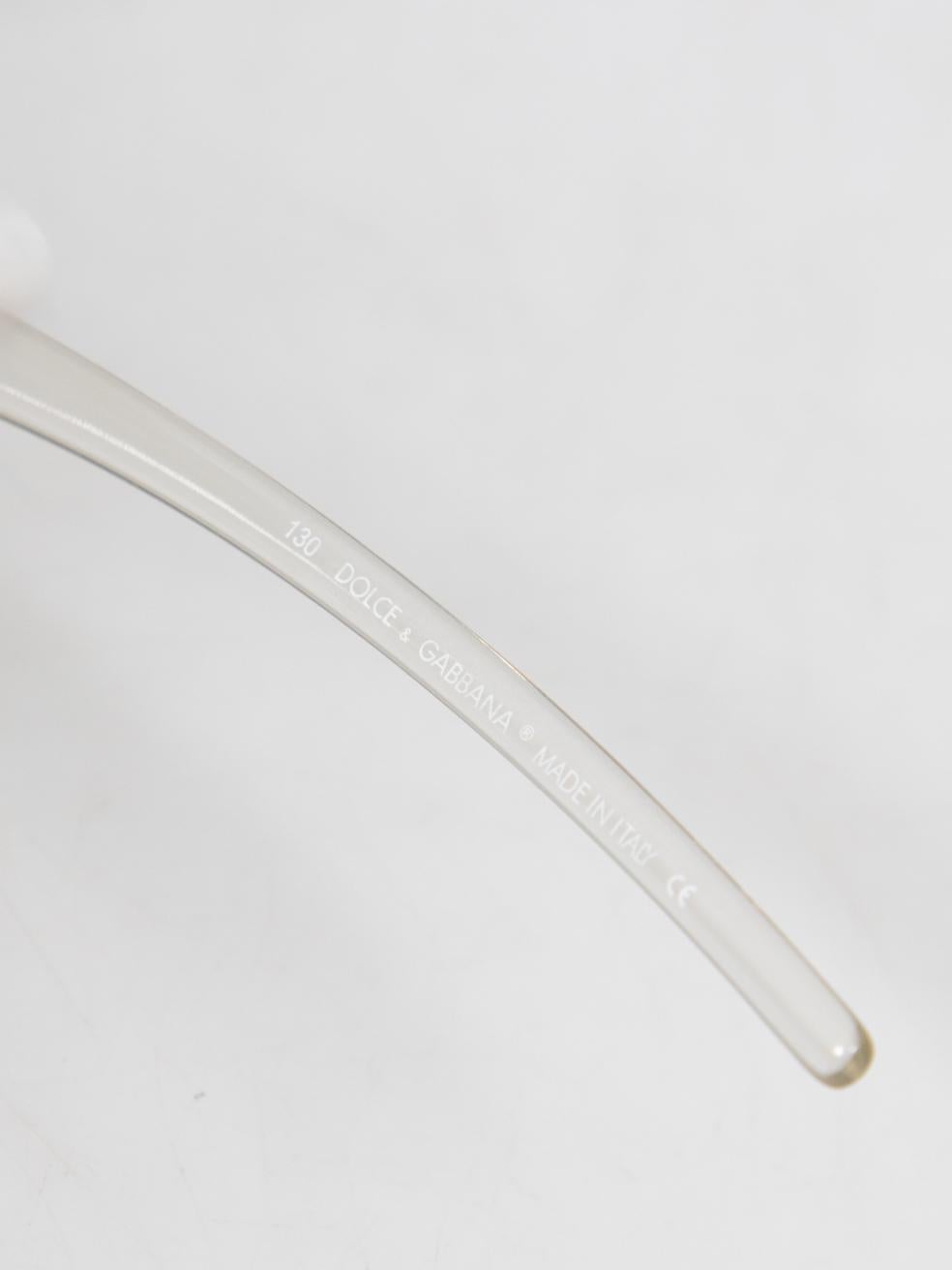 Dolce & Gabbana Transparent Frame Sunglasses en venta 1