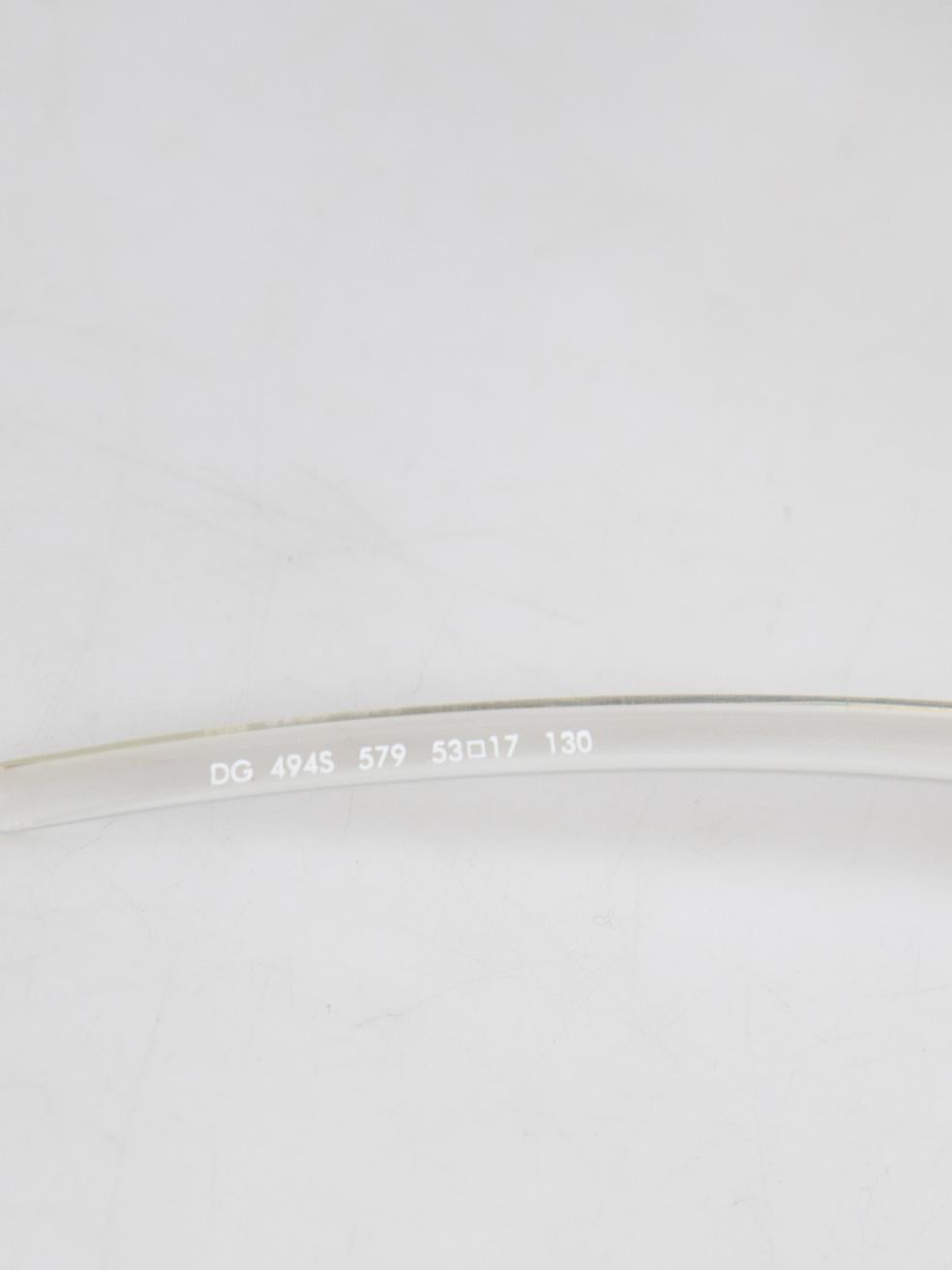 Dolce & Gabbana Transparent Frame Sunglasses en venta 2