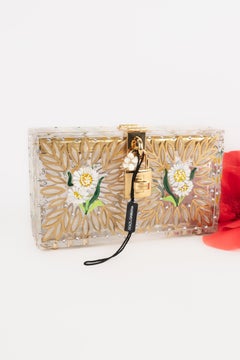 Dolce & Gabbana Transparent Lucite Purse