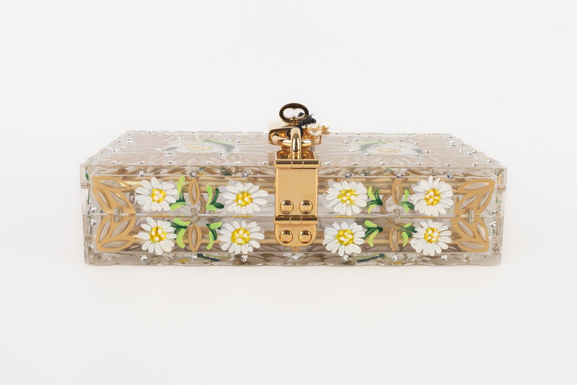 Women's Dolce & Gabbana Transparent Lucite Purse For Sale