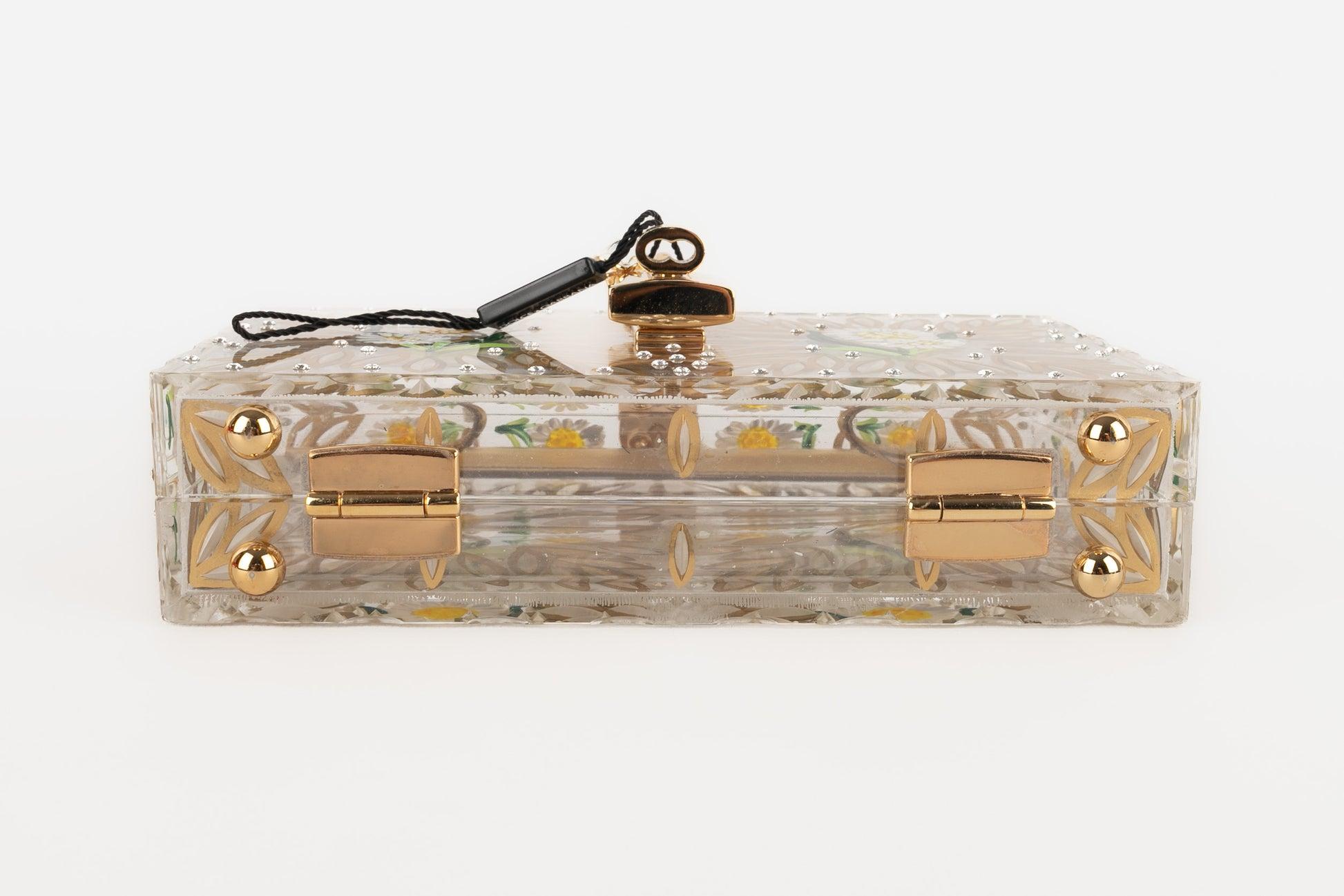 Dolce & Gabbana Transparent Lucite Purse For Sale 1