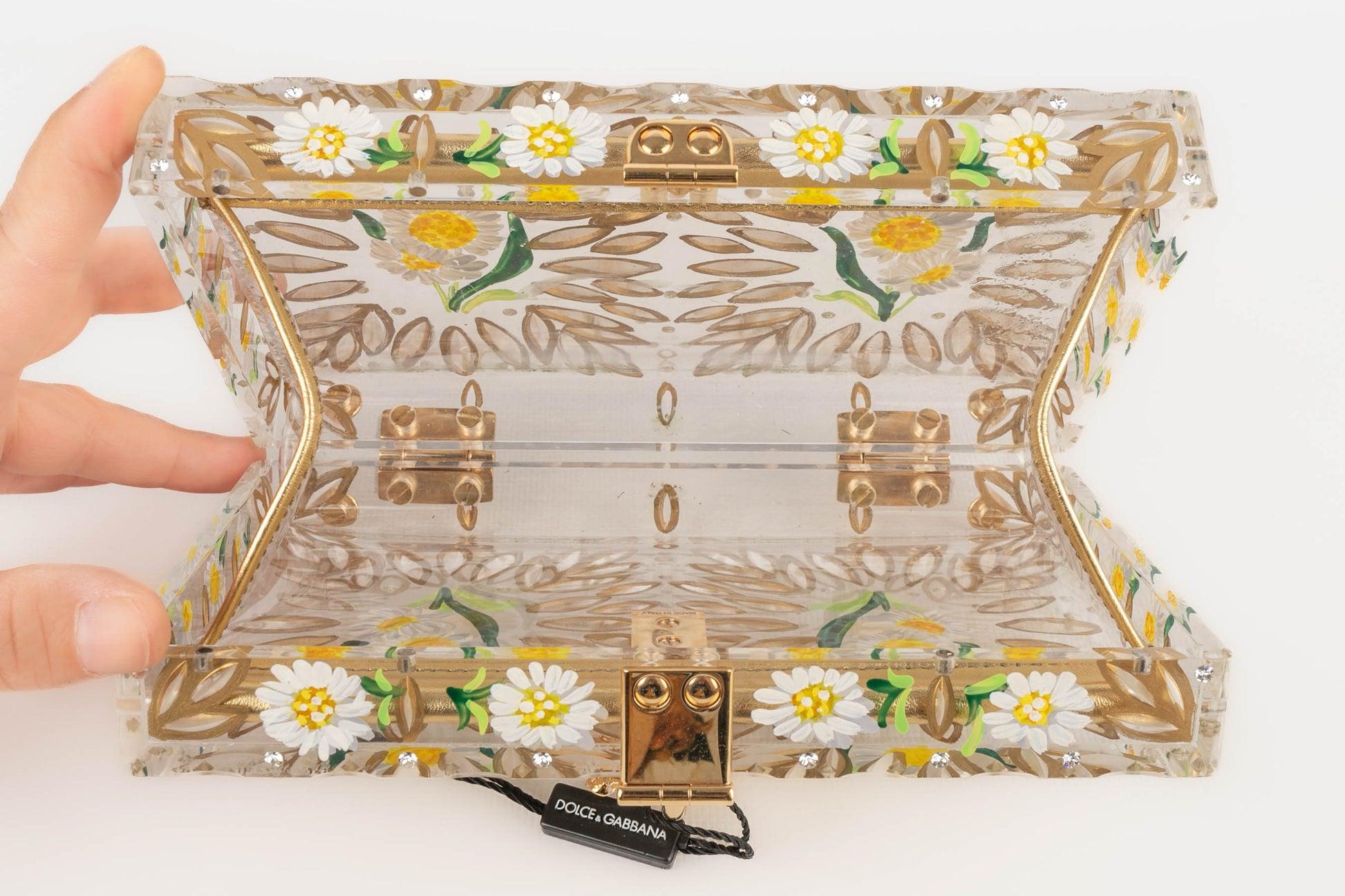 Dolce & Gabbana Transparent Lucite Purse For Sale 2