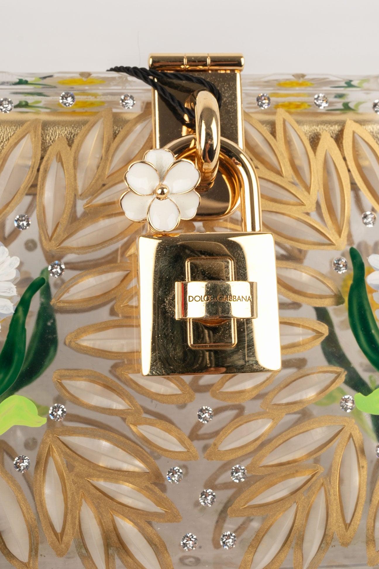 Dolce & Gabbana Transparent Lucite Purse For Sale 4