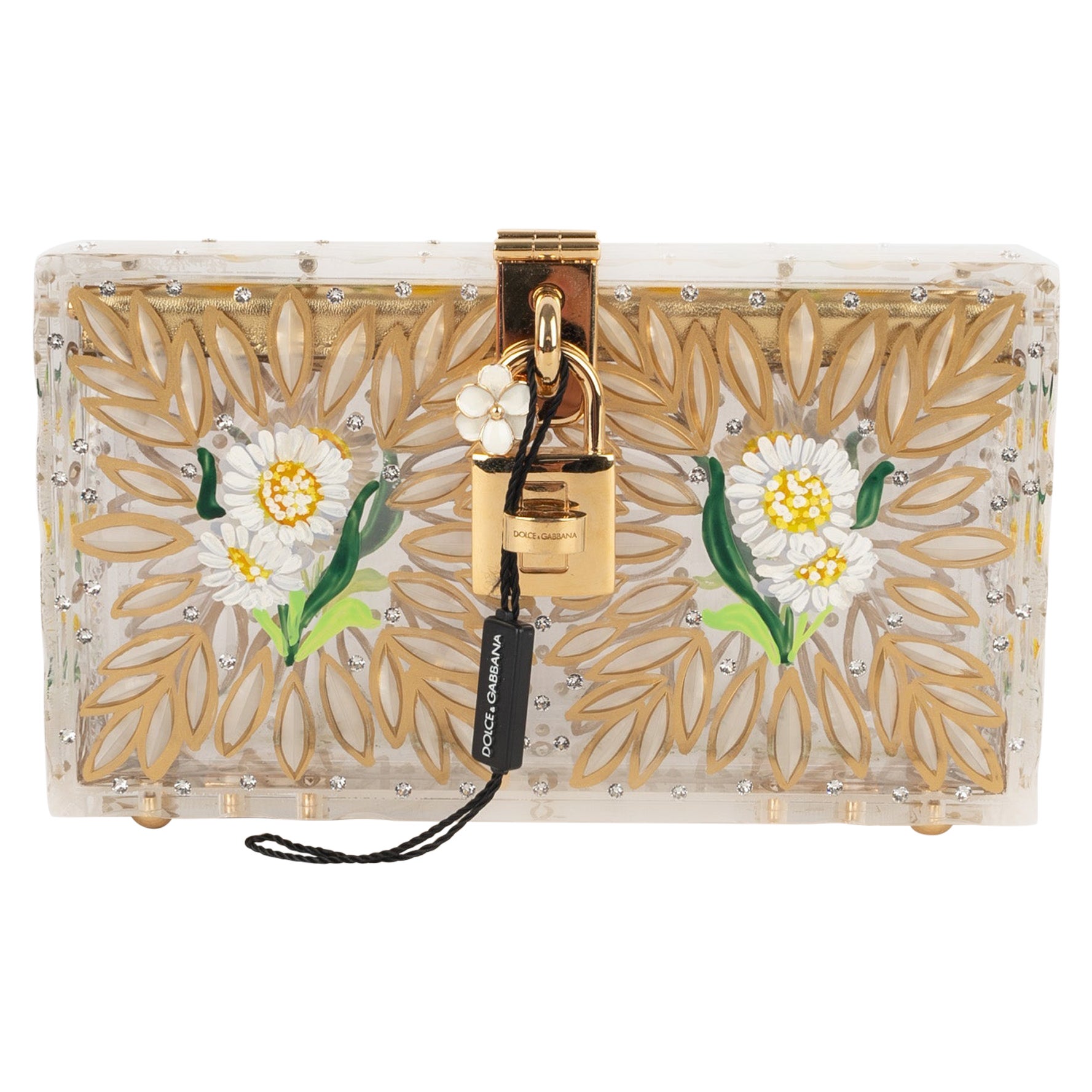 Dolce & Gabbana Transparente Lucite-Handtasche im Angebot