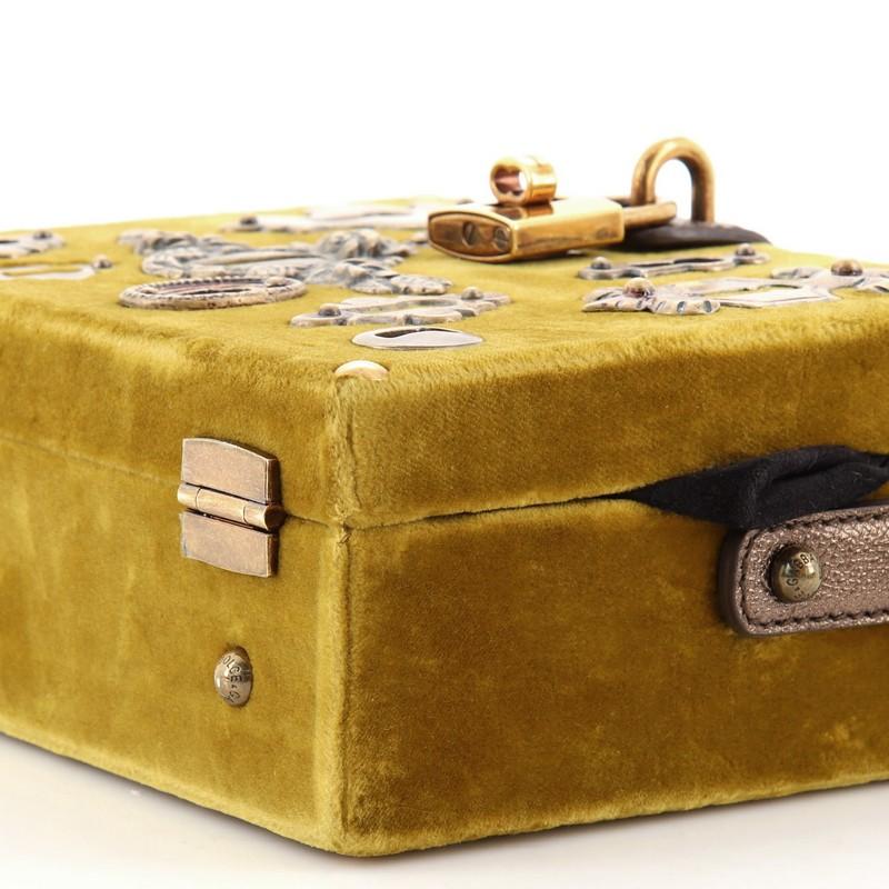 Dolce & Gabbana Treasure Box Bag Embellished Velvet Small 2
