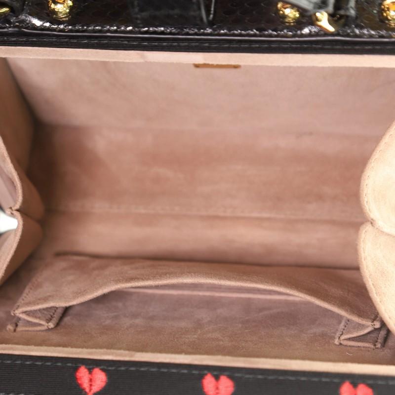 Dolce & Gabbana Treasure Box Bag Embroidered Grosgrain Small 1