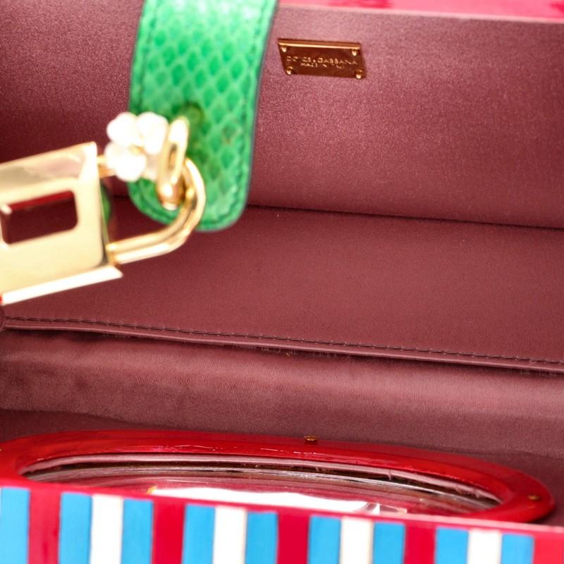 Women's or Men's Dolce & Gabbana Treasure Box Bag Laser Cut Wood Small