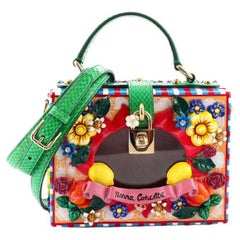 Dolce & Gabbana Treasure Box Bag Laser Cut Wood Small