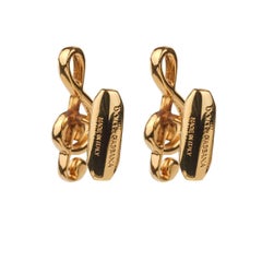 Dolce & Gabbana - Treble Clef Cufflinks with Crystal Gold Red