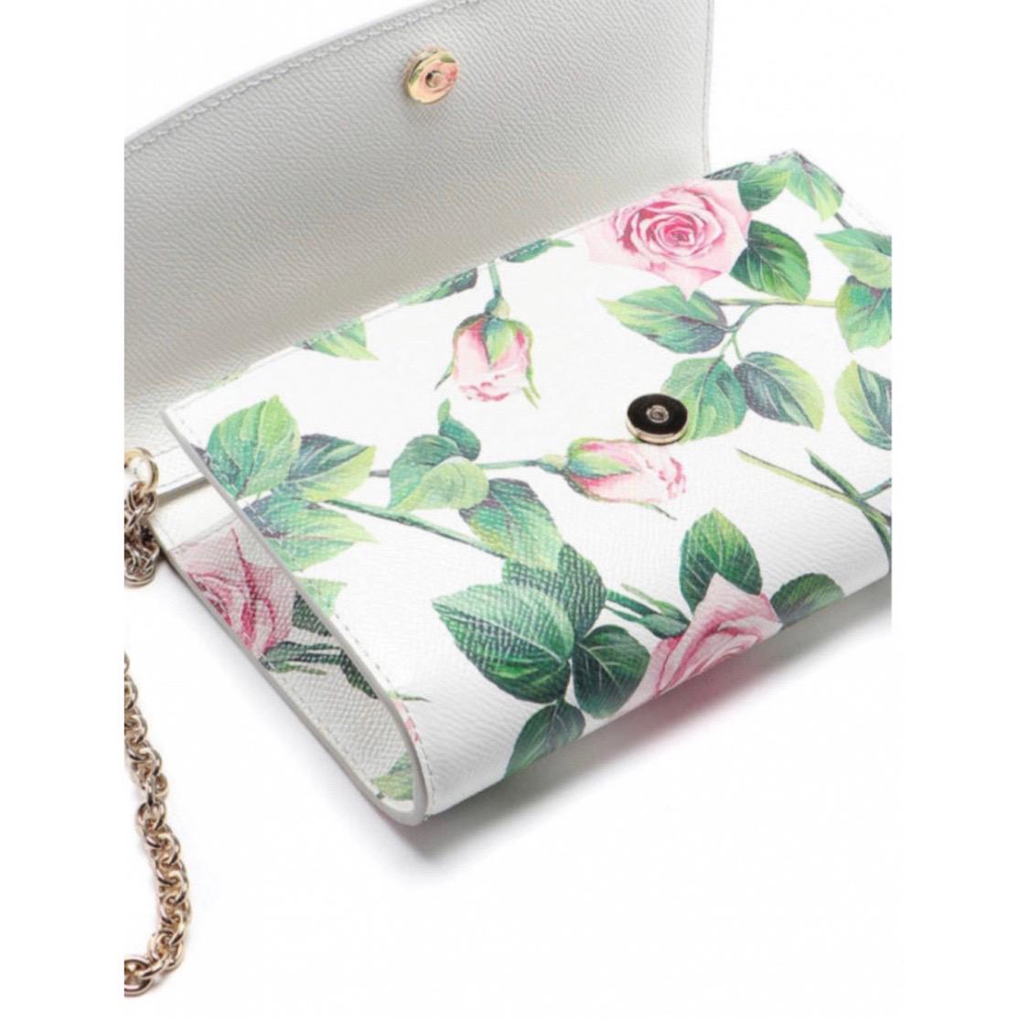 Dolce and Gabbana Tropical Rose printed crossbody shoulder bag at 