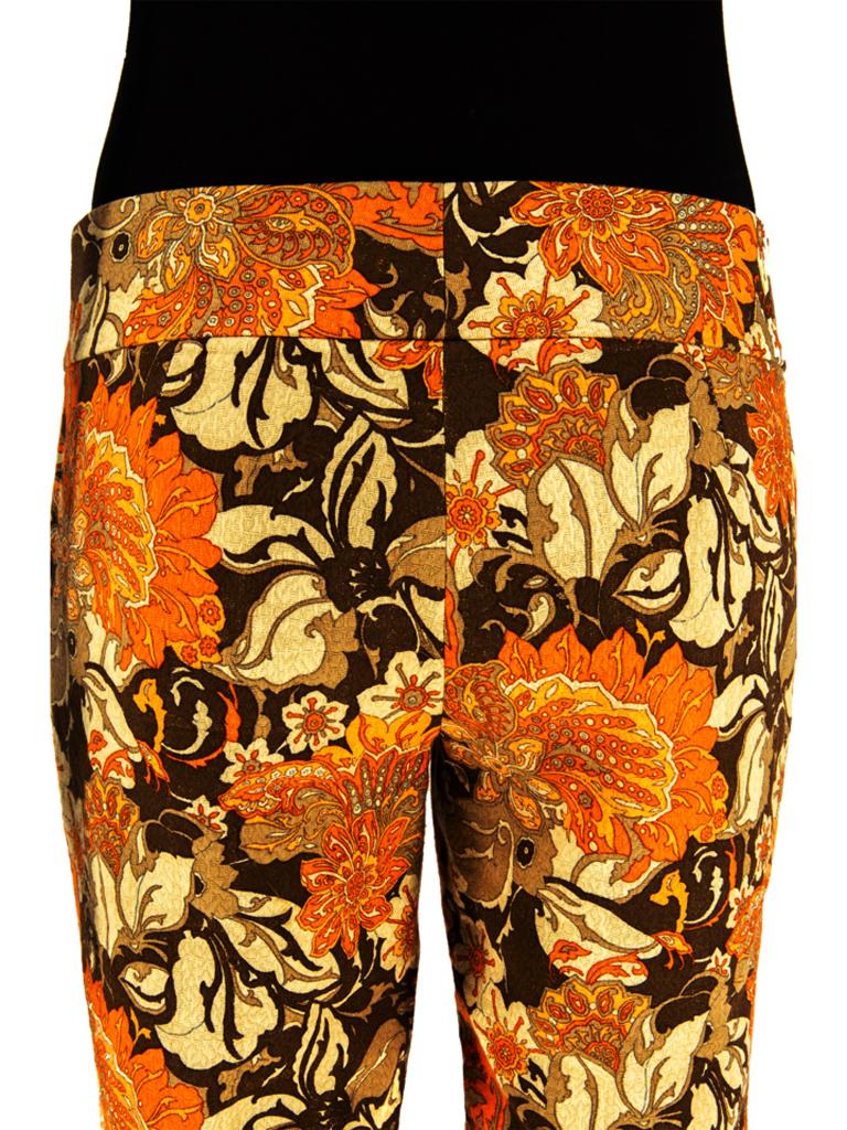 Dolce & Gabbana Trousers In a 60s Inspired Print Spring 2004 In Good Condition For Sale In London, GB