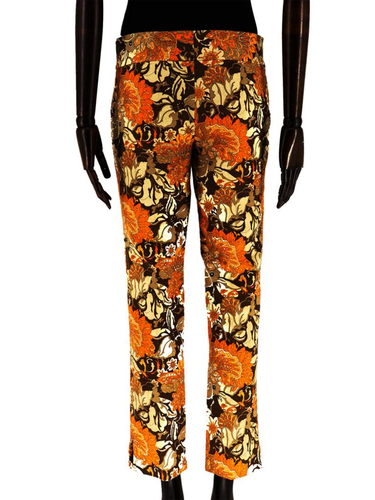 Dolce & Gabbana Trousers In a 60s Inspired Print Spring 2004 For Sale 1