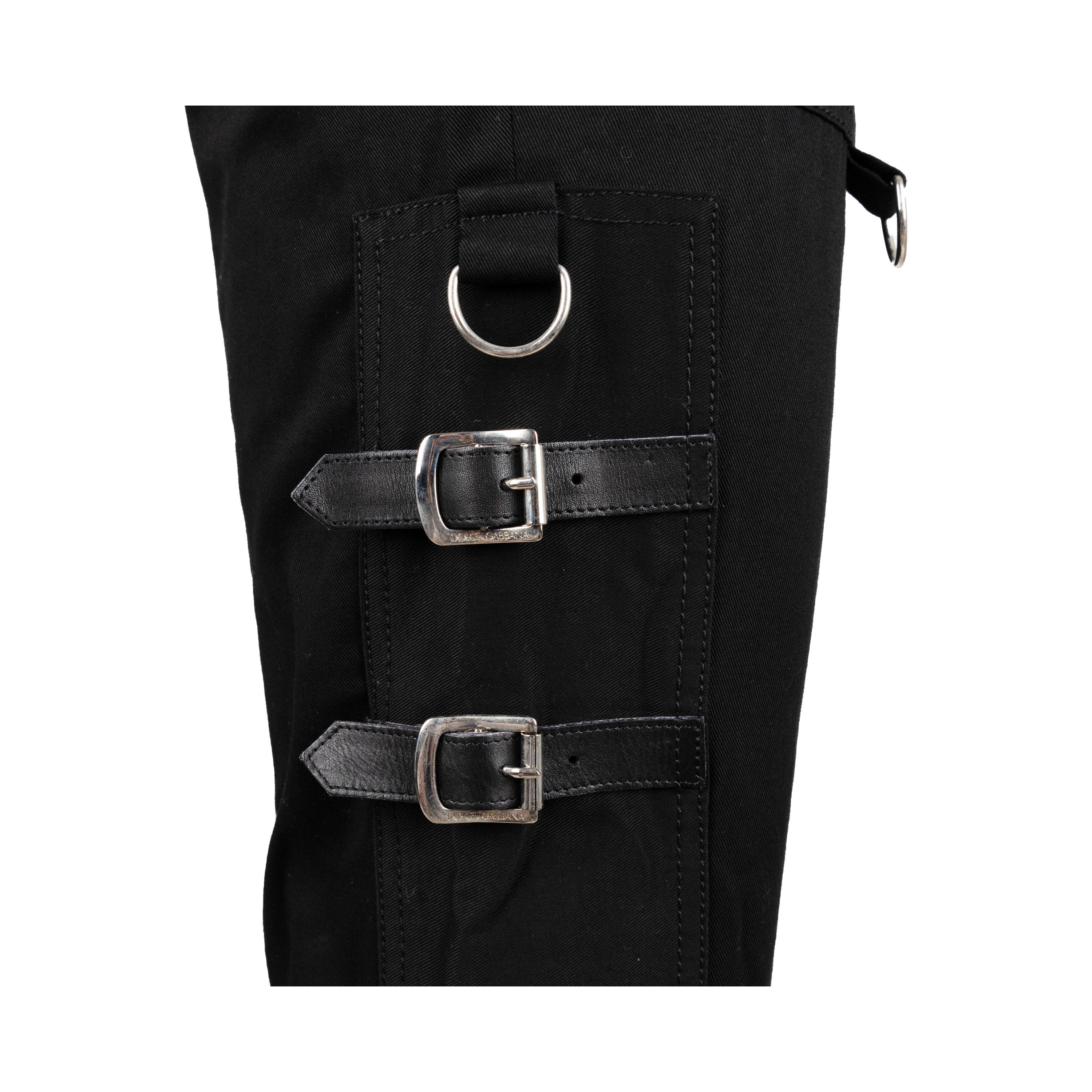 Dolce & Gabbana Pantalon à boucles - Années 00 en vente 2