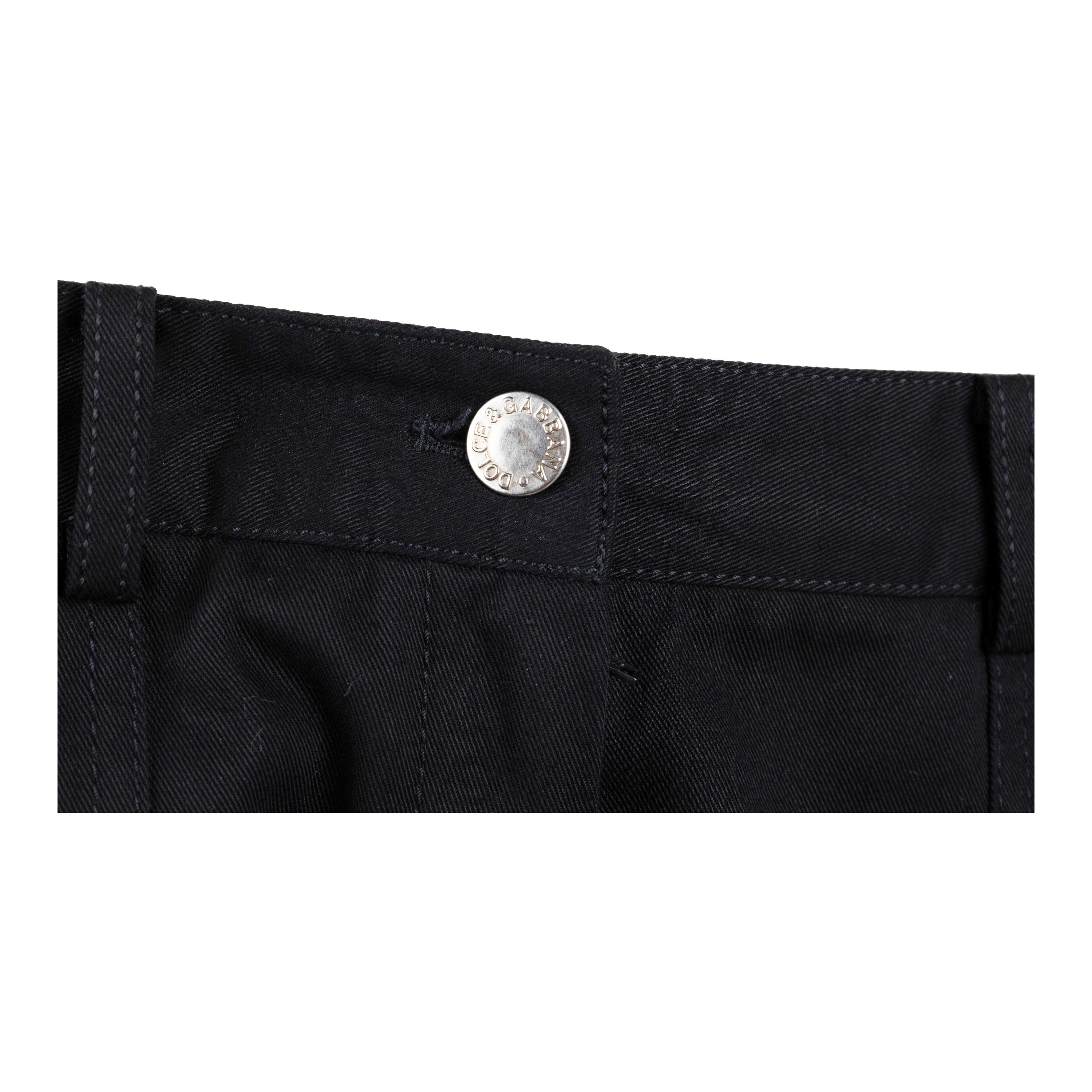 Dolce & Gabbana Pantalon à boucles - Années 00 en vente 3