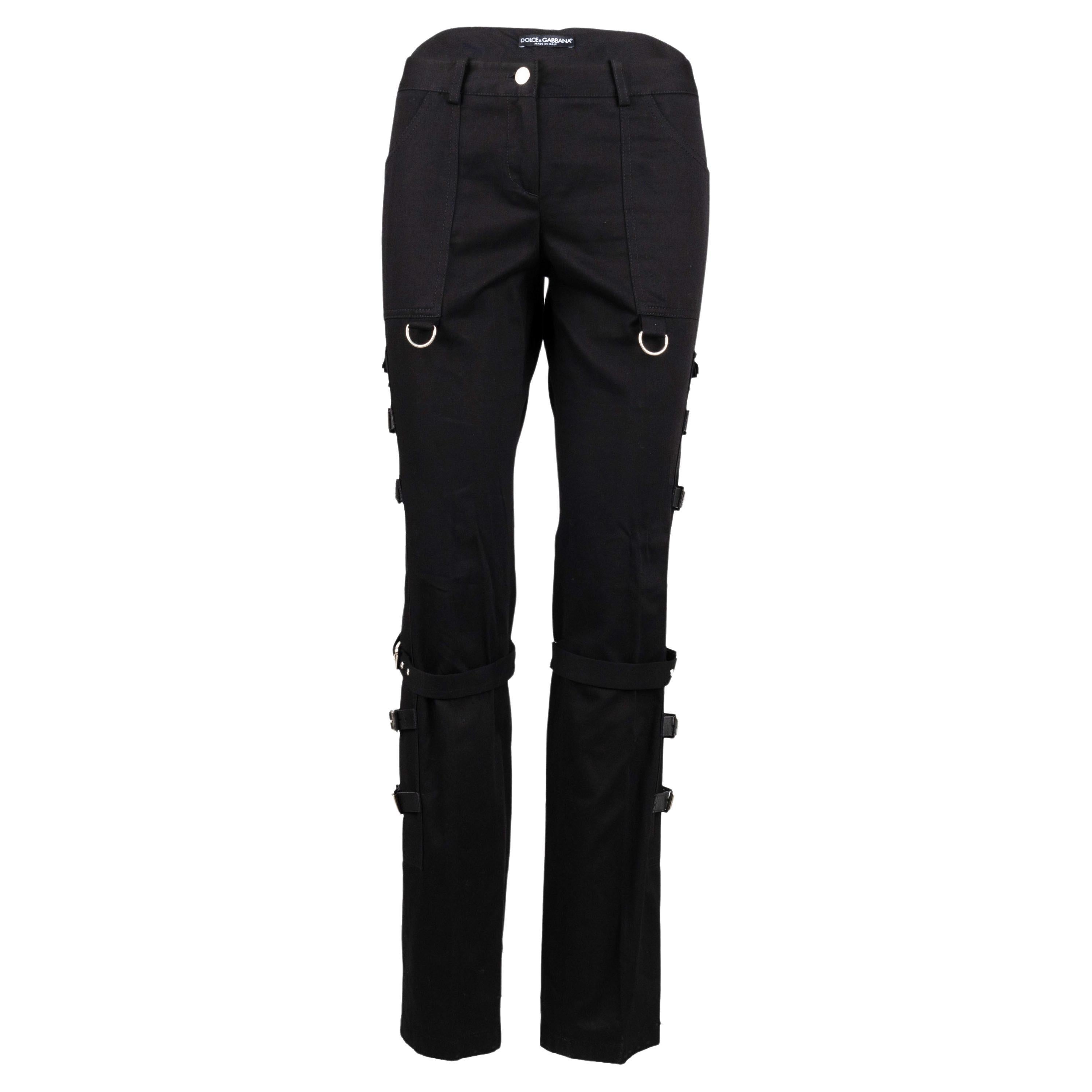 Dolce & Gabbana Pantalon à boucles - Années 00