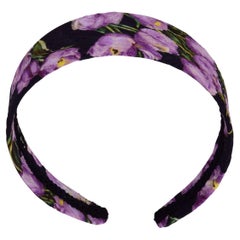 Dolce & Gabbana - Tulip Headband Purple Black