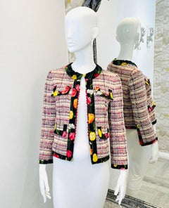 Dolce & Gabbana Tweed Logo Jacket