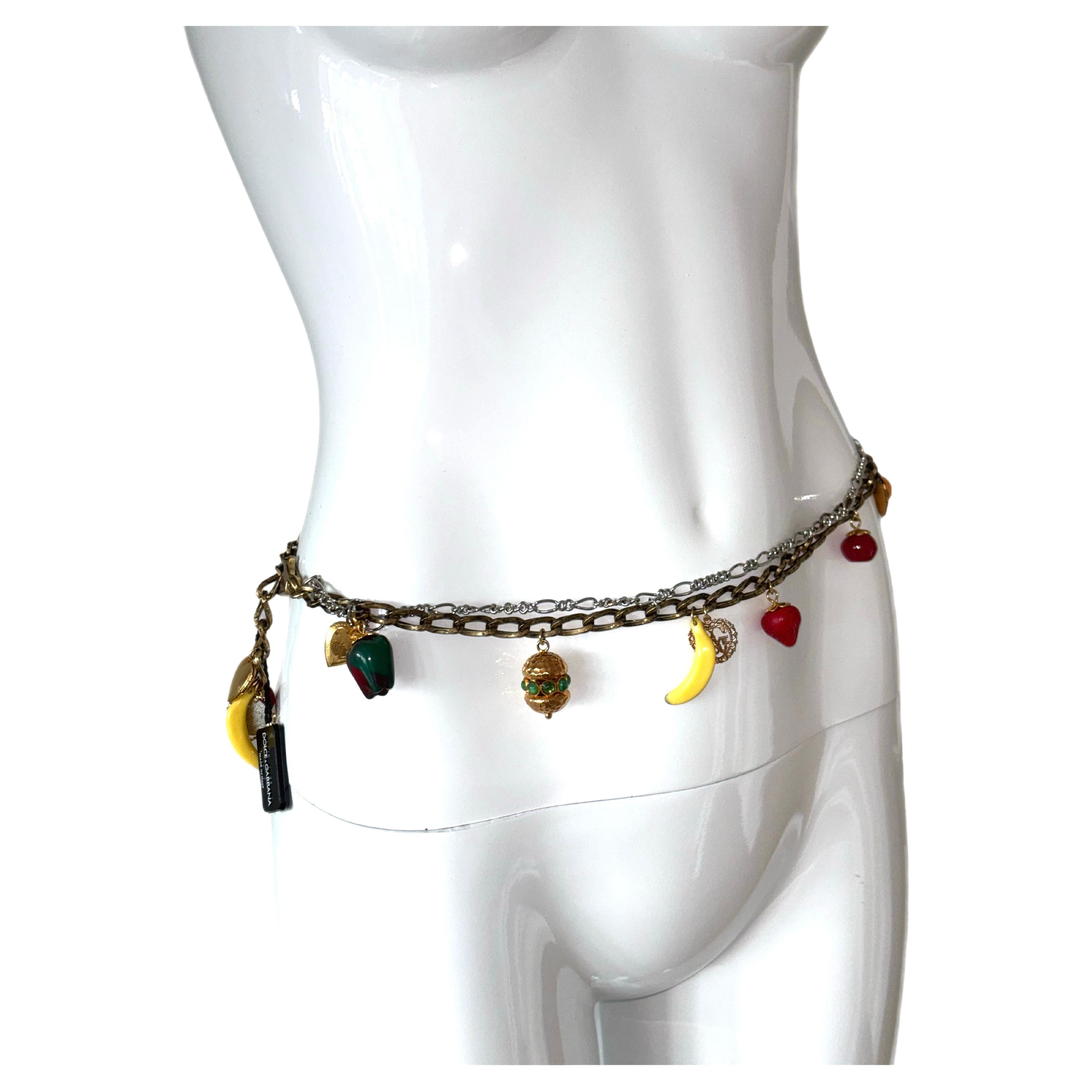 Jean Paul Gaultier Cursive Large Logo Metal Chrome Belt at Jean Paul Gaultier Cursive Large Logo Metal Chrome Belt at