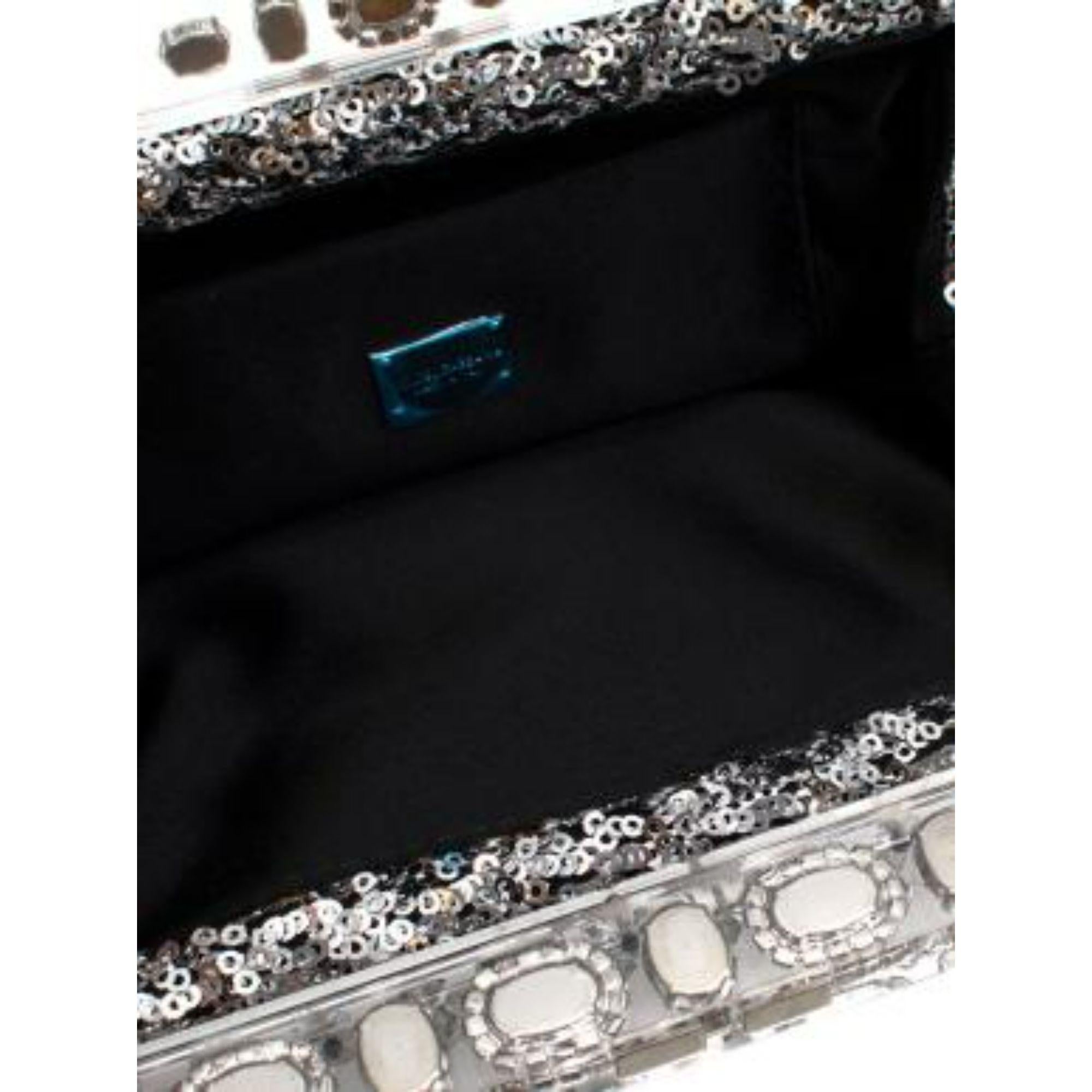 Dolce & Gabbana Vanda small embellished clutch For Sale 5