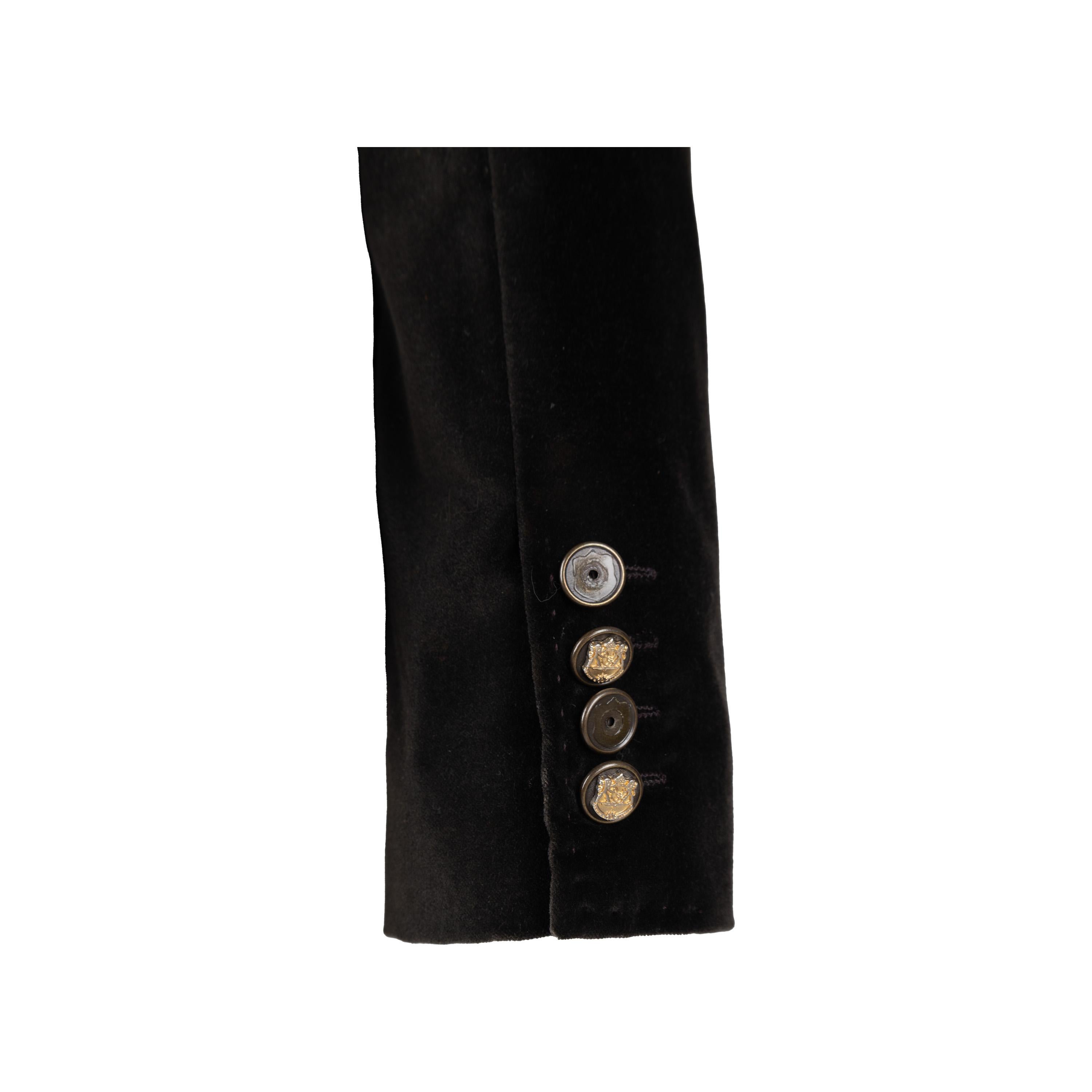 Dolce & Gabbana Blazer aus Samt Damen im Angebot