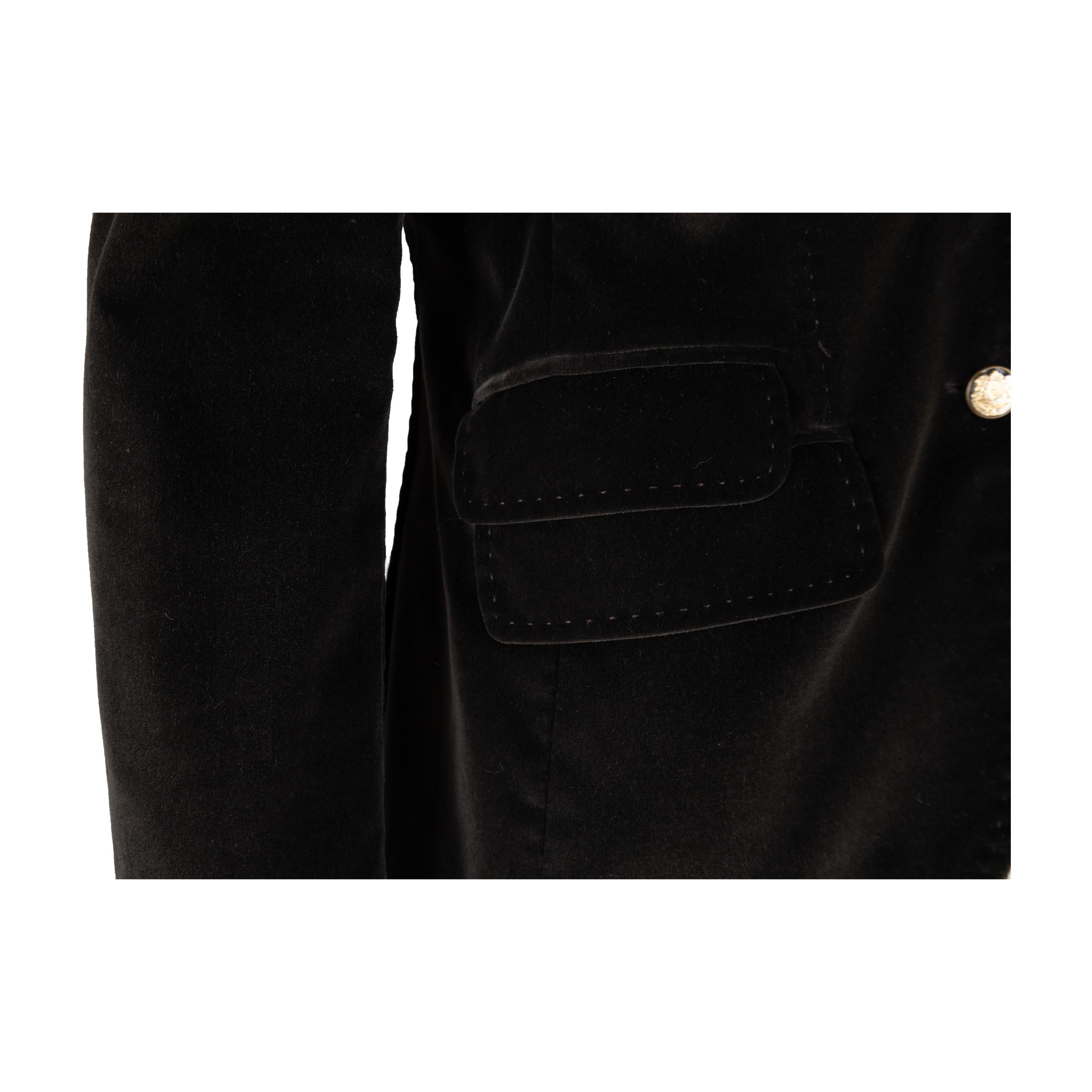 Dolce & Gabbana Blazer aus Samt im Angebot 2