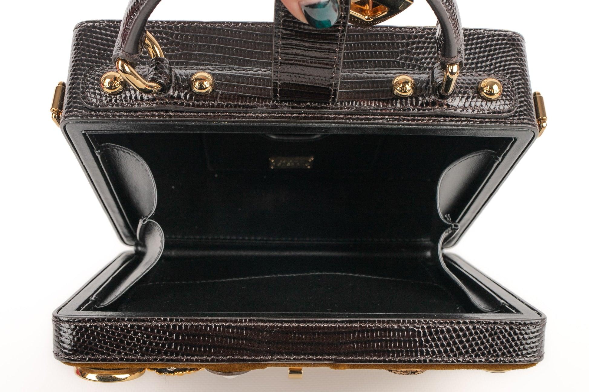 Dolce & Gabbana Velvet Box Bag 4